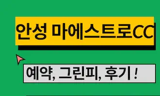마에스트로cc 그린피